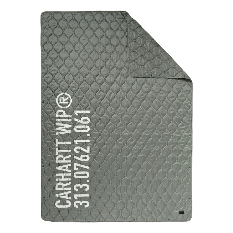Tour Quilted Blanket Smoke Green / Reflective
