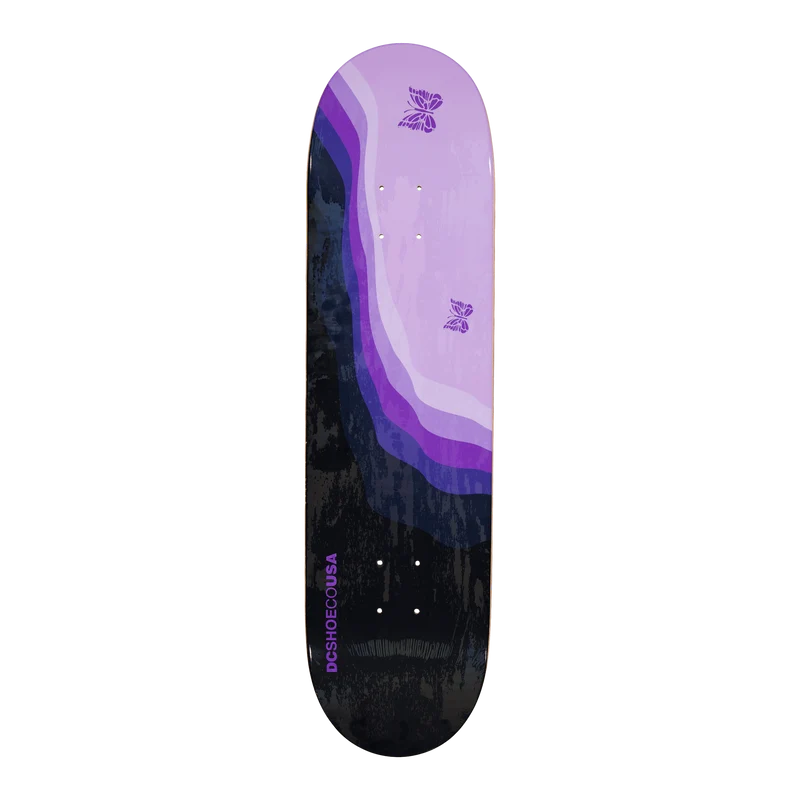 Needles X Dc Shoes Skate Deck Black / Purple