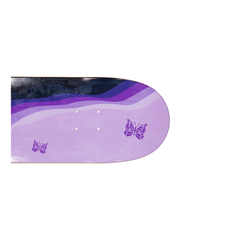 Needles X Dc Shoes Skate Deck Black / Purple