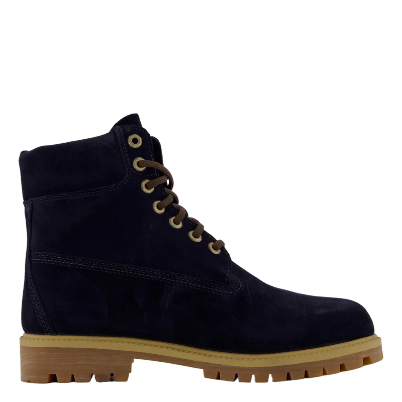 Timberland Heritage 6 Inch Lac Dark Blue Suede