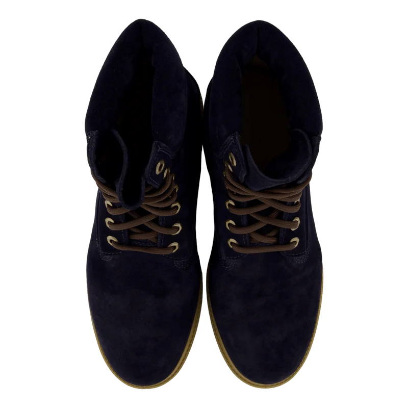 Timberland Heritage 6 Inch Lac Dark Blue Suede