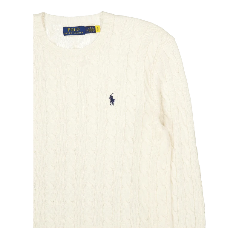 Cable-Knit Wool-Cashmere Sweater Andover Cream