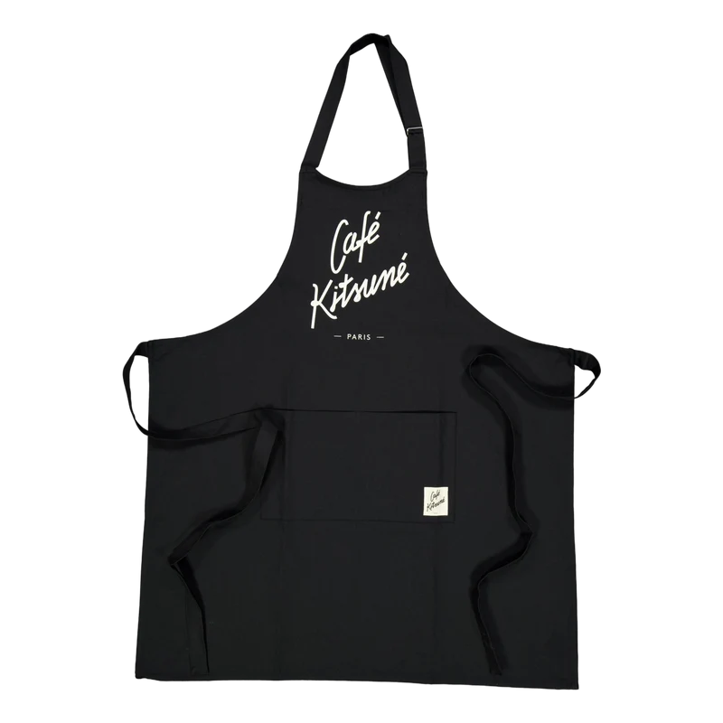 Apron Cafe Kitsune Black