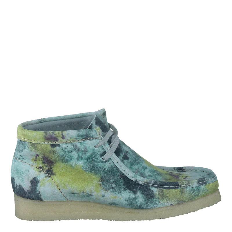 Wallabee Boot. Turquoise Tiedy