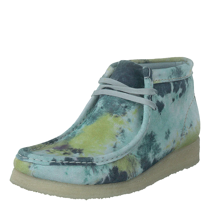 Wallabee Boot. Turquoise Tiedy