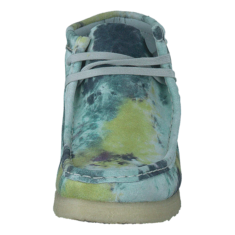 Wallabee Boot. Turquoise Tiedy