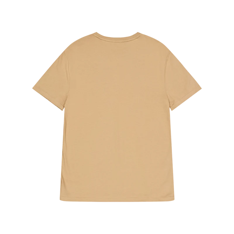 Custom Slim Jersey Crewneck T-Shirt Cafe Tan