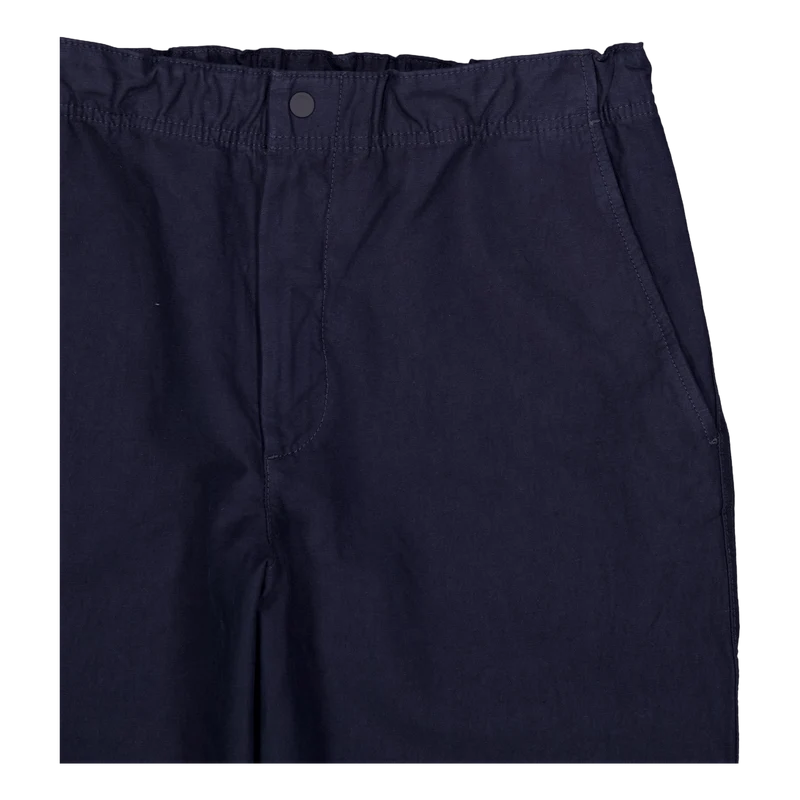 Ezra Relaxed Cotton Linen Trou Dark Navy