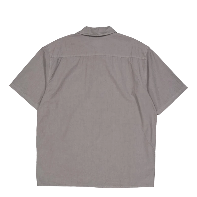 Carsten Cotton Tencel Shirt Mid Khaki