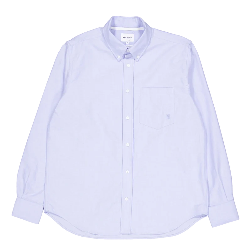 Algot Oxford Monogram Pale Blue