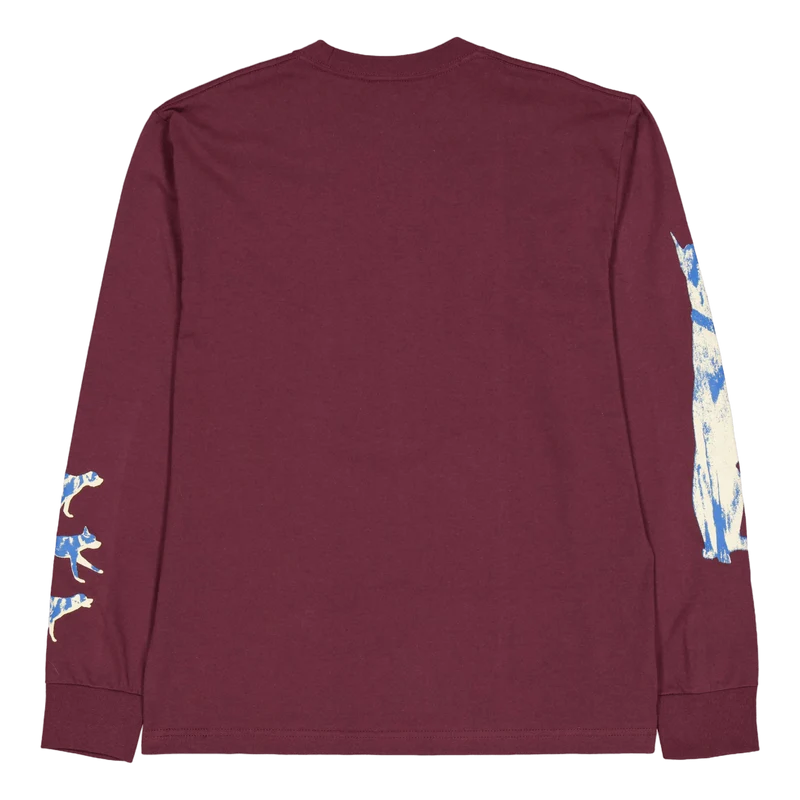 Red Means Go L/s Tee Eggplant