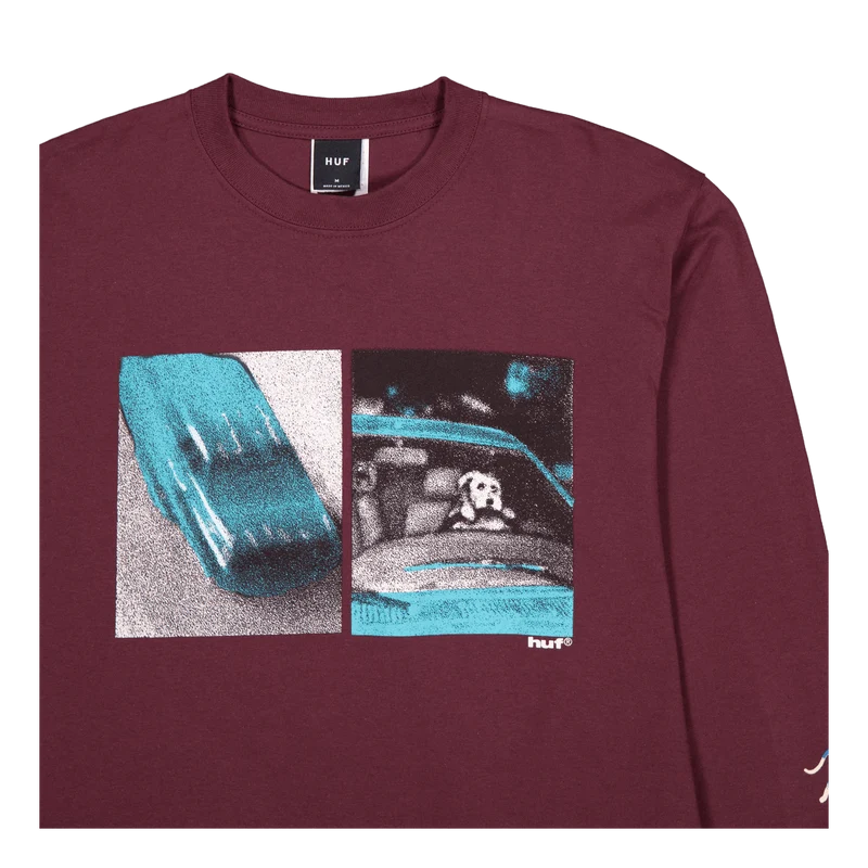 Red Means Go L/s Tee Eggplant