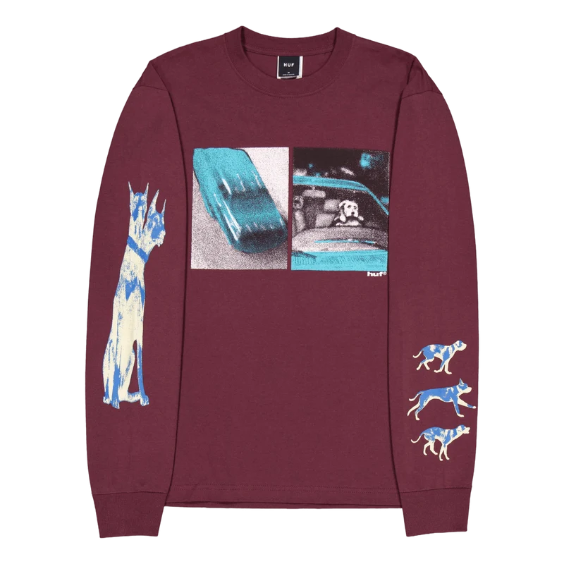 Red Means Go L/s Tee Eggplant
