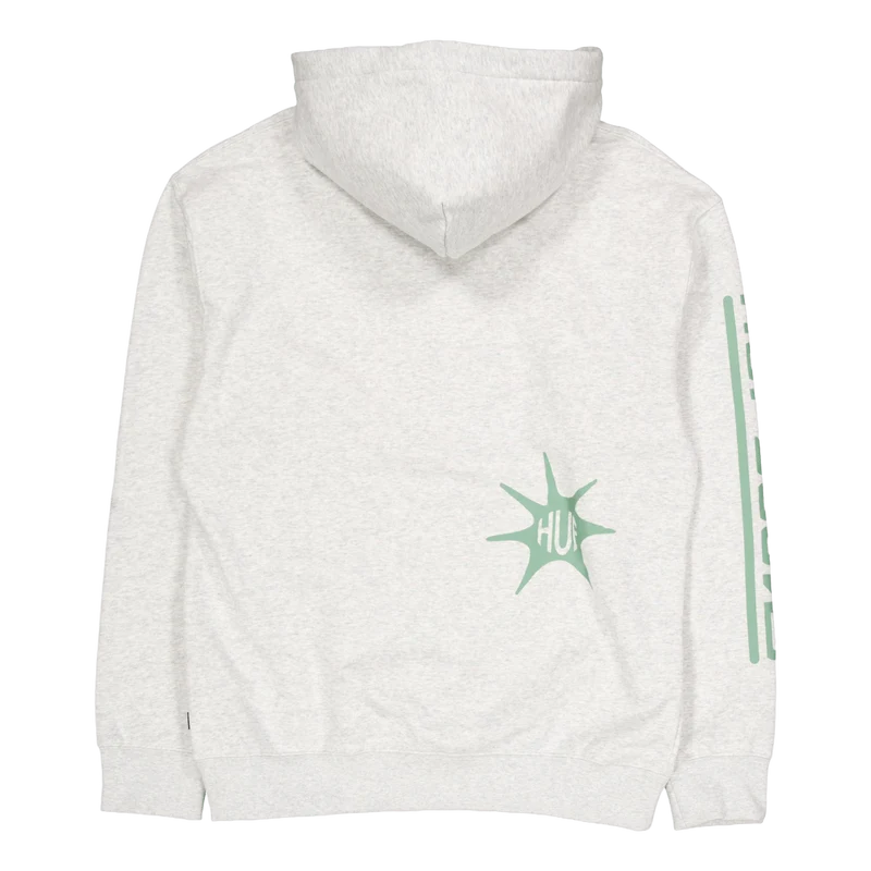 Distorted P/o Hoodie Heather Grey