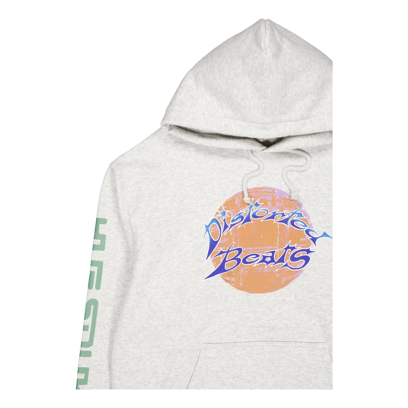 Distorted P/o Hoodie Heather Grey