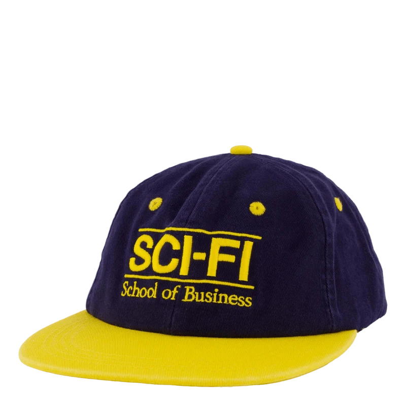 School Of Business Hat Navy/yellow
