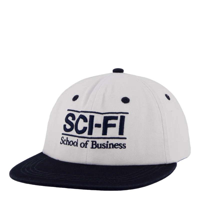 School Of Business Hat White/navy
