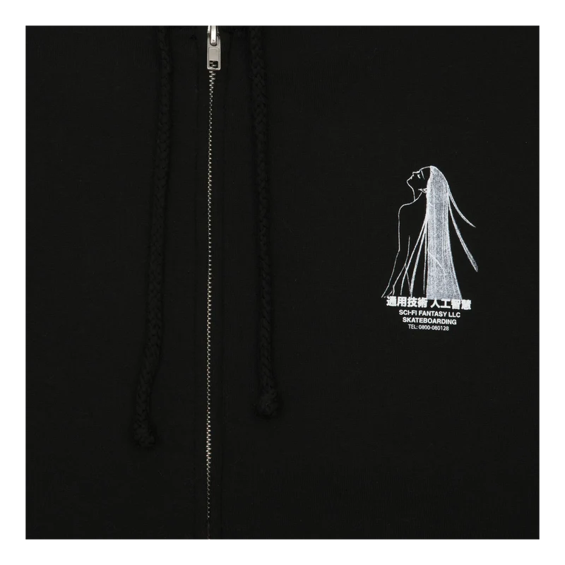 Spiritual Darkness Zip Hood Black