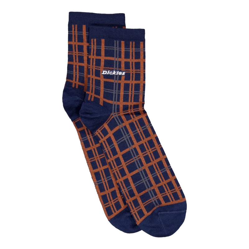 Surry Sock Outdoor Check Navy
