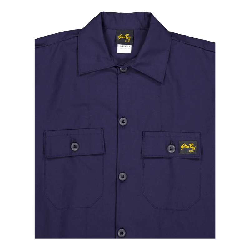 2 Pocket Shirt Navy Ripstop