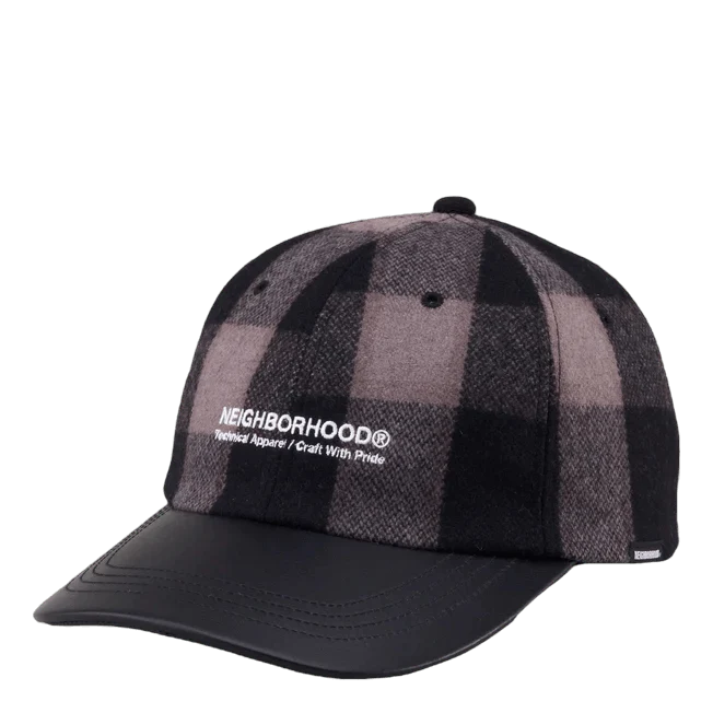 Buffalo Check Dad Cap . Wn Gray