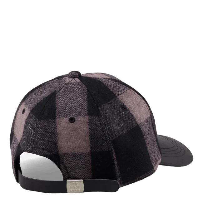 Buffalo Check Dad Cap . Wn Gray