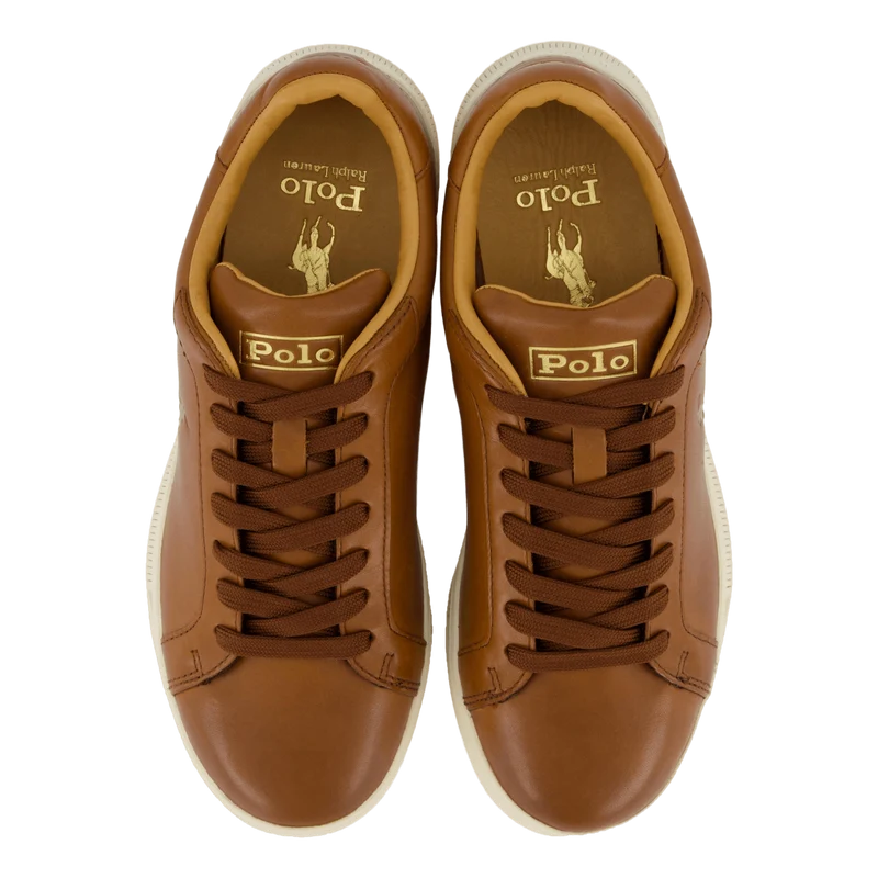 Heritage Court II Leather Sneaker Polo Pale Russet