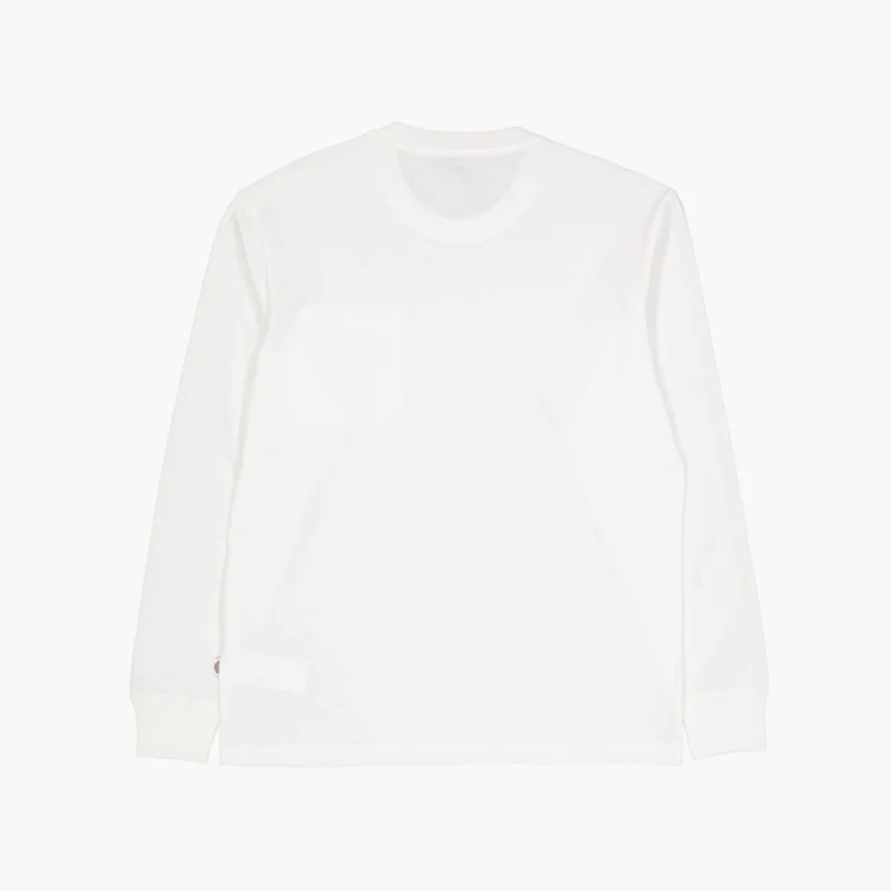 Luray Pocket Tee Ls White