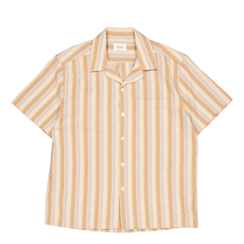Otter Seerssucker Ss Shirt Rubber Stripe