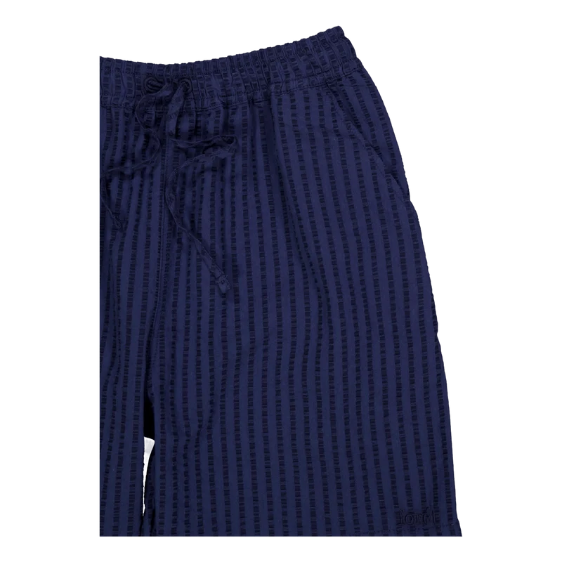 Vole Seersucker Shorts Navy