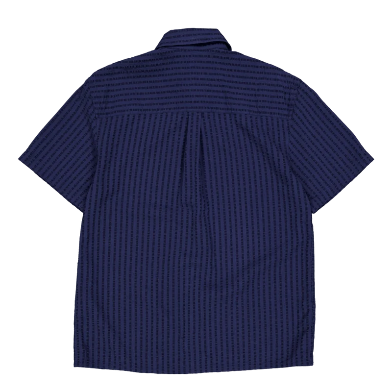 Vole Seerscuker Ss Shirt Navy