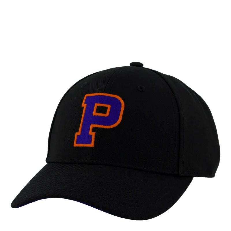 Logo-Embroidered Twill Ball Cap Polo Black