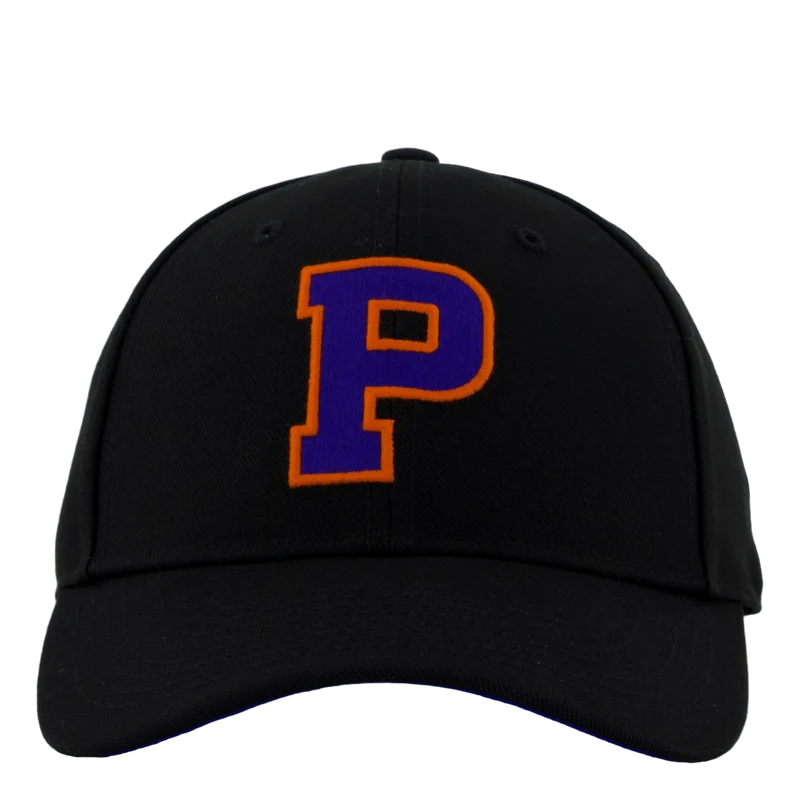 Logo-Embroidered Twill Ball Cap Polo Black