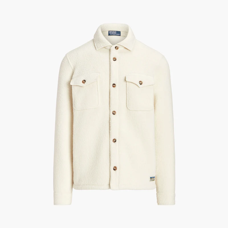 Pile Fleece Overshirt Winter Cream