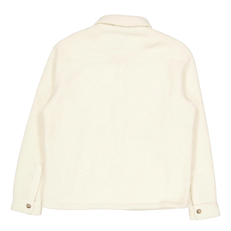 Pile Fleece Overshirt Winter Cream