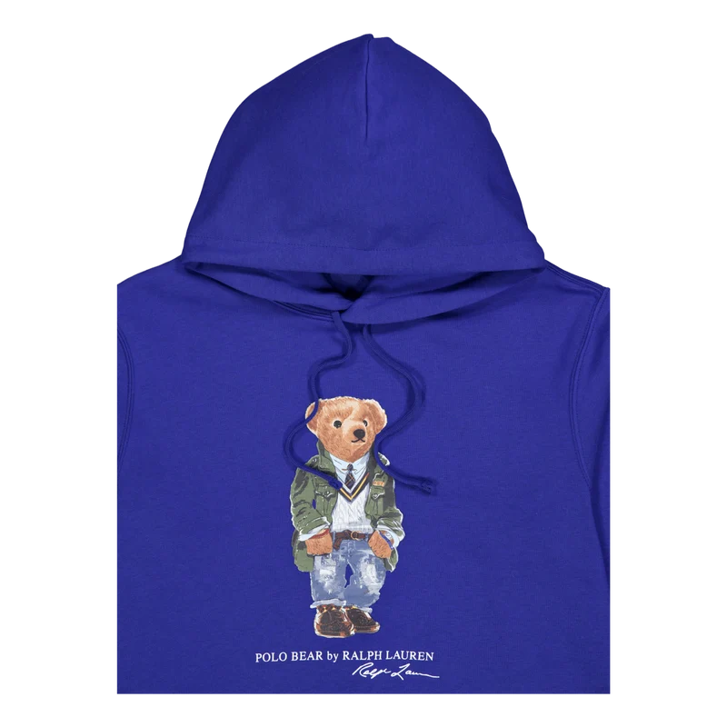 Polo Ralph Lauren Polo Bear Fleece Hoodie Sp24 Beach Royal Hrtg Bear