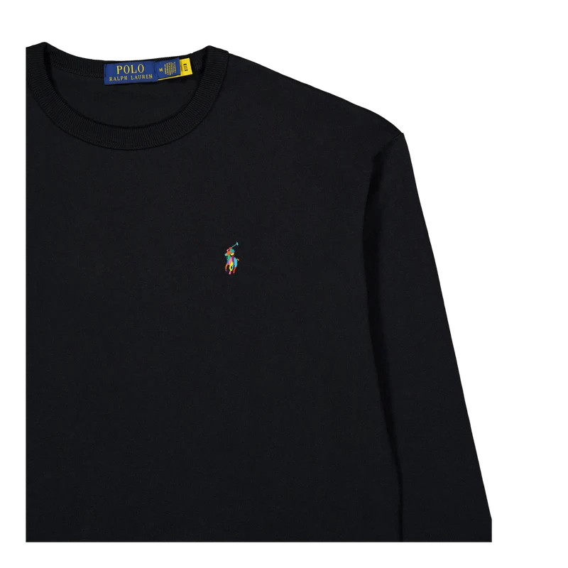 Relaxed Fit Big Pony Jersey T-Shirt Polo Black