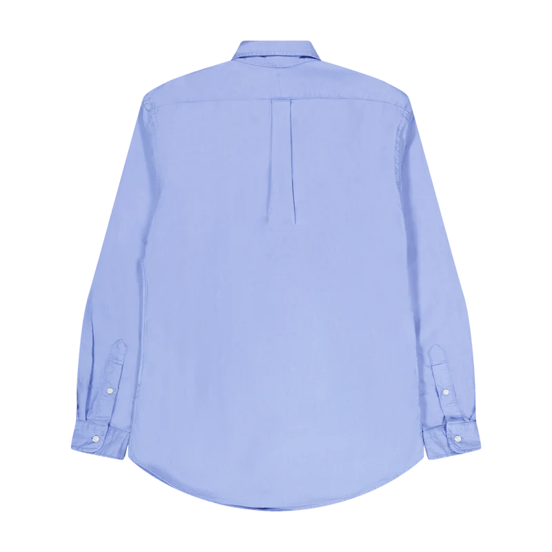 Custom Fit Garment-Dyed Oxford Shirt Harbor Island Blue