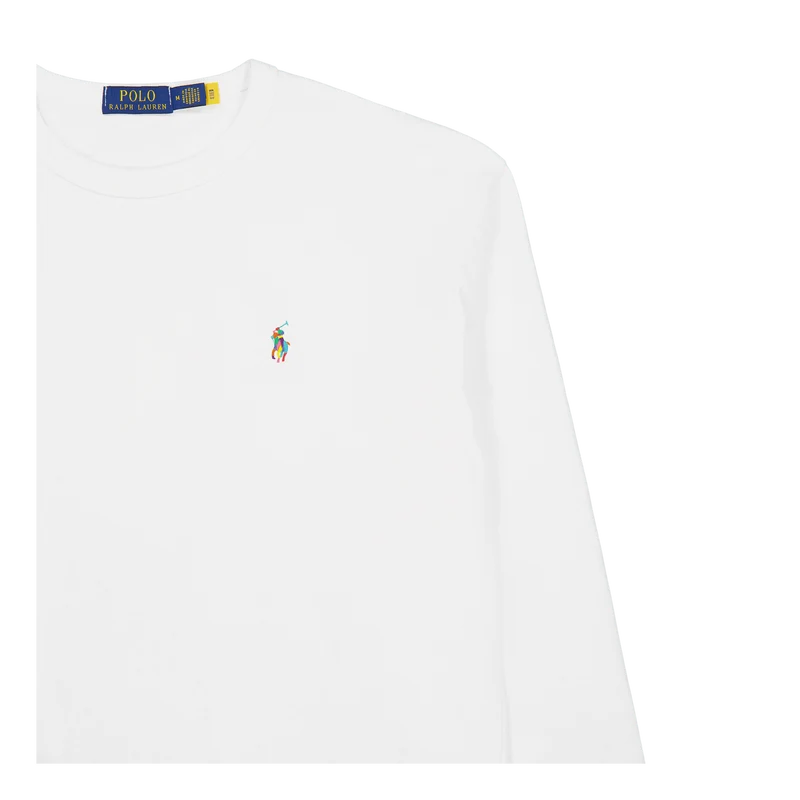 Relaxed Fit Big Pony Jersey T-Shirt White