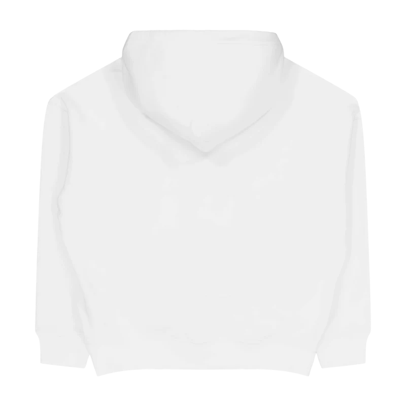 Big Fit Big Pony Fleece Hoodie White
