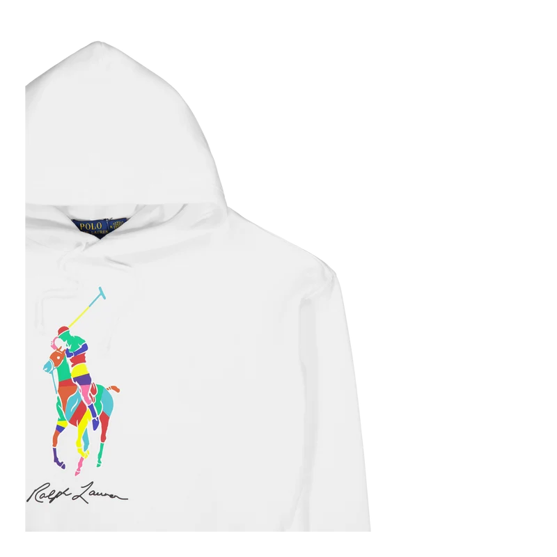 Big Fit Big Pony Fleece Hoodie White