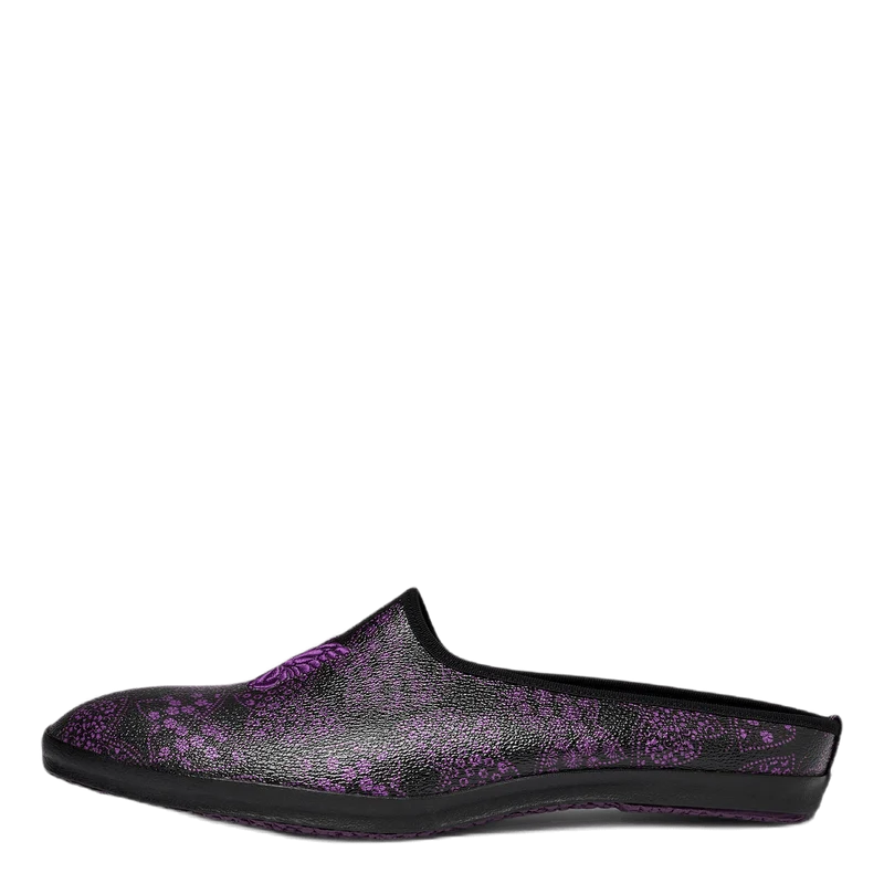 Sneaker Mule Papillon Pvc Black