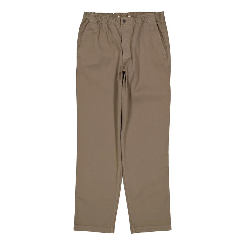 Ezra Relaxed Organic Stretch T Sediment Green