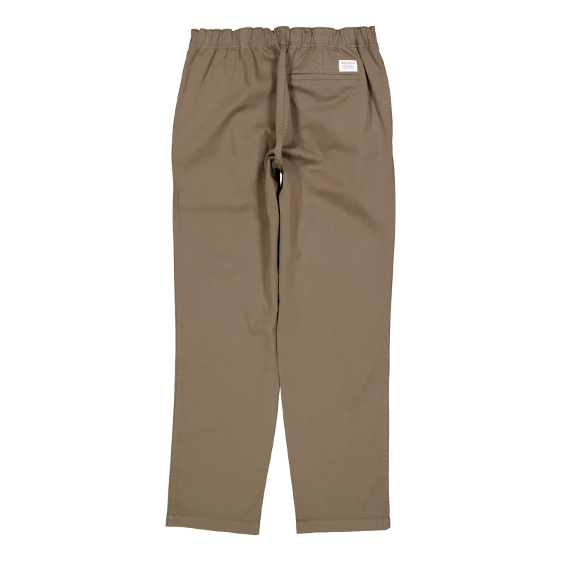 Ezra Relaxed Organic Stretch T Sediment Green