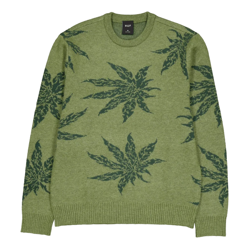 Tribal Crewneck Sweater Avocado