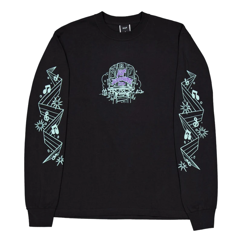 Benchin' L/s Tee Black