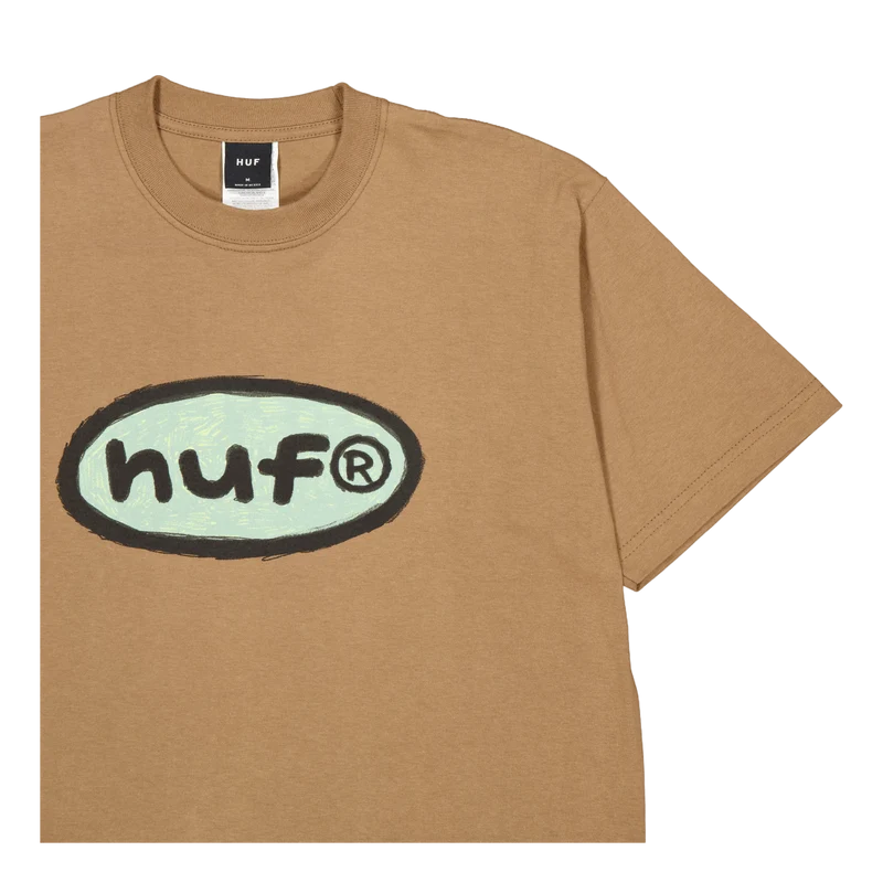 Pencilled In S/s Tee Camel
