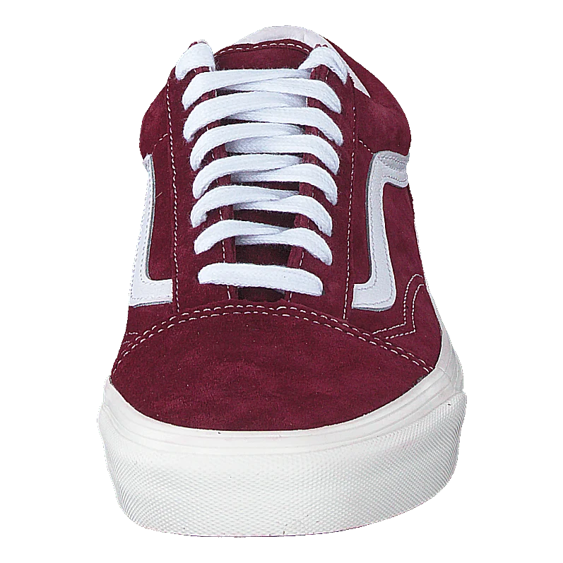 Ua Old Skool (pig Suede)pomegrntsnwwht