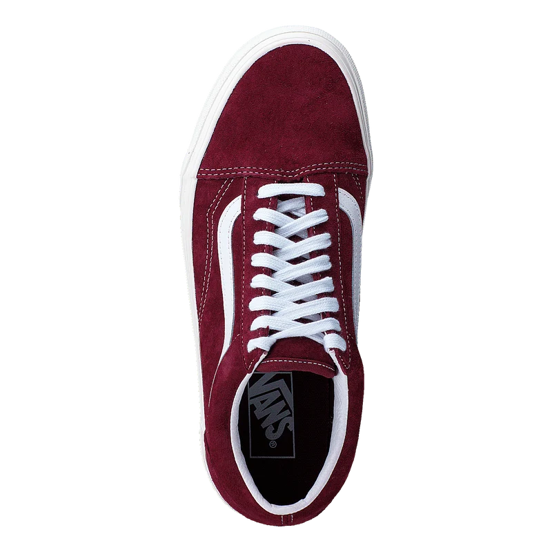 Ua Old Skool (pig Suede)pomegrntsnwwht