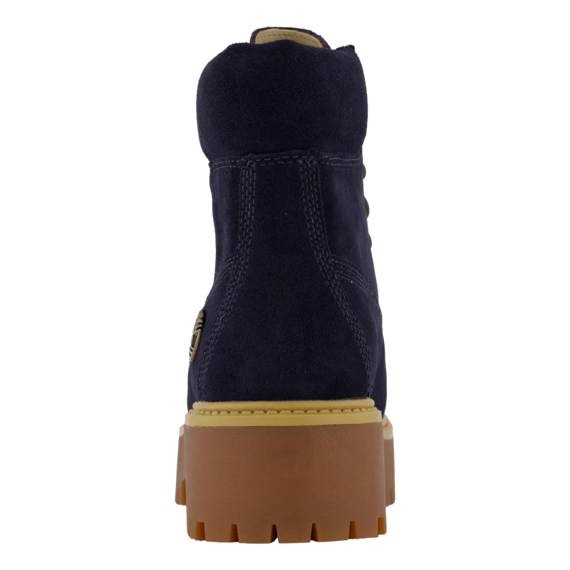 Stone Street 6 Inch Lace Up Wa Dark Blue Suede
